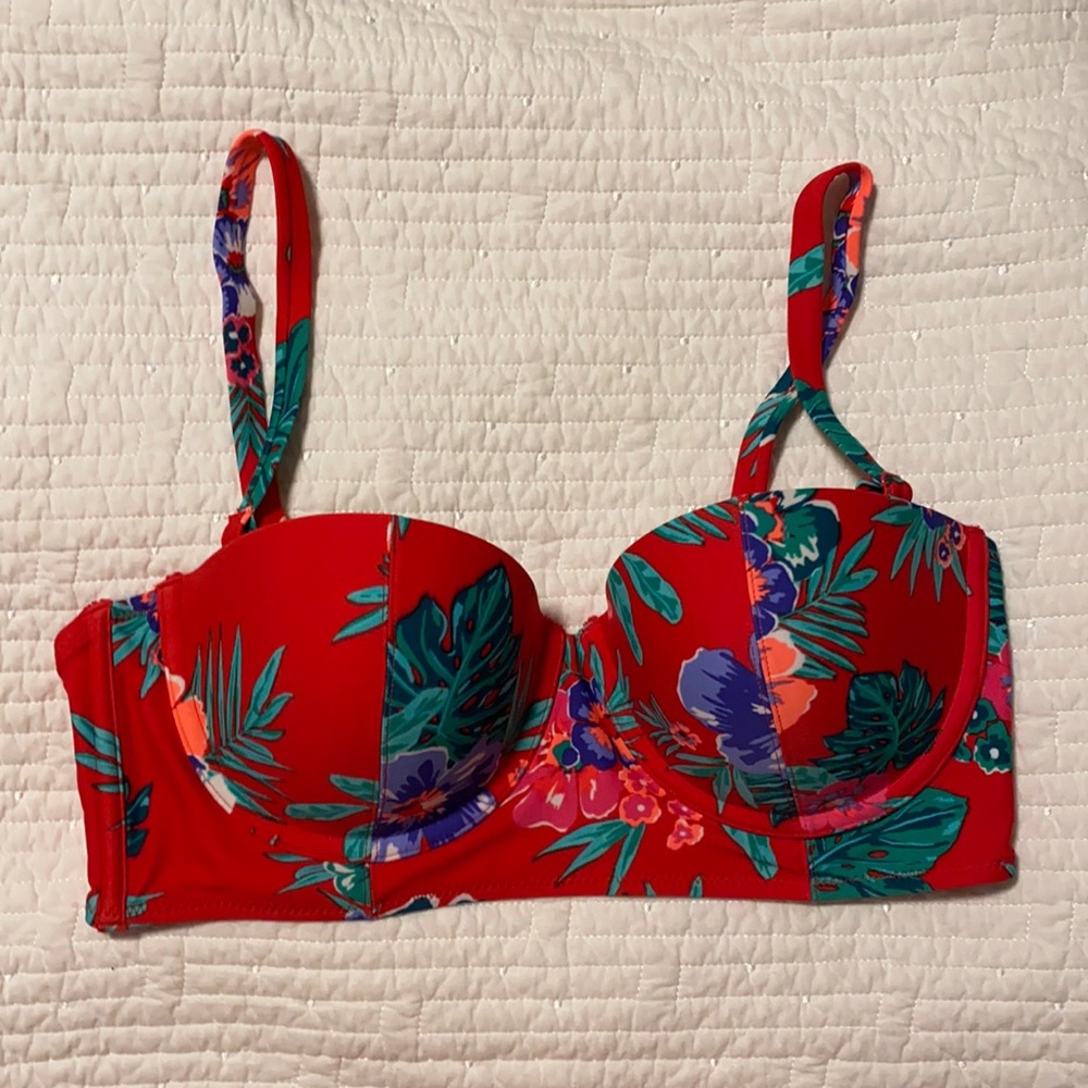 Tropical Bralette Swim Bikini Top